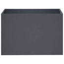vidaXL Kerti cserép 2 db Antracitszürke 60 x 40 x 40 cm