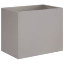 vidaXL Kerti cserép 2 db Rozsdás 60 x 40 x 50 cm Időjárásálló Acél