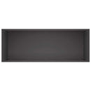 vidaXL Kerti cserép 2 db Fekete 80 x 40 x 50 cm Hidegen hengerelt acél