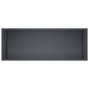 vidaXL Kerti cserép 2 db Antracitszürke 80 x 40 x 50 cm