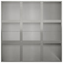 vidaXL Kerti cserép Ezüst 100 x 100 x 20 cm Rozsdamentes Acél