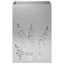 vidaXL Kerti cserép 2 db Ezüst 50 x 50 x 75 cm Horganyzott Acél