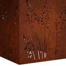 vidaXL Kerti cserép Rozsdás 50 x 50 x 75 cm Időjárásálló Acél