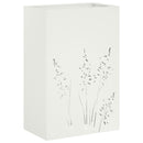 vidaXL Kerti cserép 2 db Fehér 50 x 30 x 75 cm Hidegen hengerelt acél