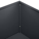 vidaXL Kerti cserép Antracitszürke 50 x 30 x 75 cm