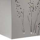 vidaXL Kerti cserép 2 db Ezüst 50 x 30 x 75 cm Rozsdamentes Acél