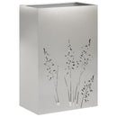 vidaXL Kerti cserép 2 db Ezüst 50 x 30 x 75 cm Rozsdamentes Acél