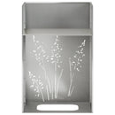 vidaXL Kerti cserép 2 db Ezüst 50 x 30 x 75 cm Rozsdamentes Acél