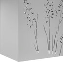 vidaXL Kerti cserép Ezüst 50 x 30 x 75 cm Horganyzott Acél