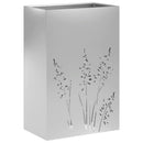 vidaXL Kerti cserép 2 db Ezüst 50 x 30 x 75 cm Horganyzott Acél