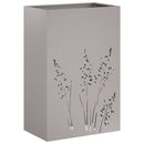 vidaXL Kerti cserép 2 db Rozsdás 50 x 30 x 75 cm Időjárásálló Acél