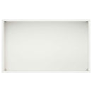 vidaXL Kerti cserép 2 db Fehér 50 x 30 x 49 cm Hidegen hengerelt acél