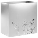 vidaXL Kerti cserép 2 db Ezüst 50 x 30 x 49 cm Horganyzott Acél