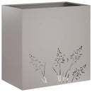vidaXL Kerti cserép Rozsdás 50 x 30 x 49 cm Időjárásálló Acél