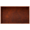 vidaXL Kerti cserép 2 db Rozsdás 50 x 30 x 49 cm Időjárásálló Acél