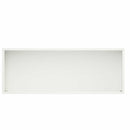 vidaXL Kerti cserép 2 db Fehér 80 x 20 x 49 cm Hidegen hengerelt acél