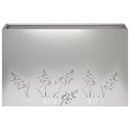 vidaXL Kerti cserép 2 db Ezüst 80 x 20 x 49 cm Rozsdamentes Acél
