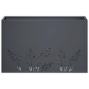 vidaXL Kerti cserép 2 db Antracitszürke 80 x 30 x 49 cm
