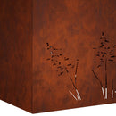 vidaXL Kerti cserép 2 db Rozsdás 80 x 30 x 49 cm Időjárásálló Acél