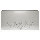 vidaXL Kerti cserép 2 db Ezüst 100 x 20 x 49 cm Rozsdamentes Acél