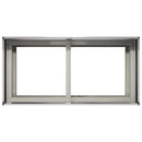 vidaXL Kerti cserép Ezüst 80 x 40 x 60 cm Rozsdamentes Acél