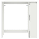 vidaXL Mosógép Szekrény tárolóval Fehér 87 x 60 x 89 cm Faanyag