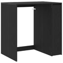 vidaXL Mosógép Szekrény tárolóval Fekete tölgy 87 x 60 x 89 cm Faanyag