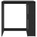 vidaXL Mosógép Szekrény tárolóval Fekete tölgy 87 x 60 x 89 cm Faanyag