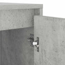 vidaXL Mosógép Szekrény tárolóval Beton 87 x 60 x 89 cm Faanyag