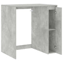 vidaXL Mosógép Szekrény tárolóval Beton 87 x 60 x 89 cm Faanyag