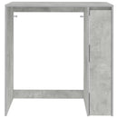 vidaXL Mosógép Szekrény tárolóval Beton 87 x 60 x 89 cm Faanyag