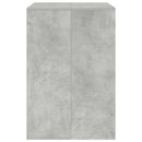 vidaXL Mosógép Szekrény tárolóval Beton 87 x 60 x 89 cm Faanyag