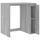 vidaXL Mosógép Szekrény Szürke Sonoma 87 x 60 x 89 cm Szerelt fa