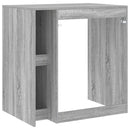 vidaXL Mosógép Szekrény Szürke Sonoma 87 x 60 x 89 cm Szerelt fa
