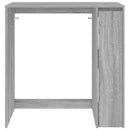 vidaXL Mosógép Szekrény Szürke Sonoma 87 x 60 x 89 cm Szerelt fa