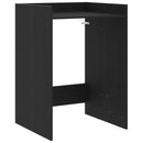 vidaXL Mosógép Szekrény Fekete tölgy 67,5 x 62 x 97 cm Szerelt fa