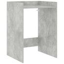 vidaXL Mosógép Szekrény tárolóval Beton 67,5 x 62 x 97 cm Faanyag