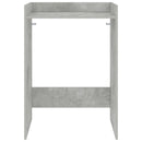 vidaXL Mosógép Szekrény tárolóval Beton 67,5 x 62 x 97 cm Faanyag