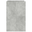 vidaXL Mosógép Szekrény tárolóval Beton 67,5 x 62 x 97 cm Faanyag