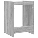 vidaXL Mosógép Szekrény Szürke Sonoma 67,5 x 62 x 97 cm Faanyag