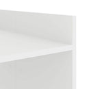 vidaXL Mosógép Szekrény tárolóval Fehér 67,5 x 48 x 97 cm Faanyag