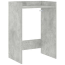 vidaXL Mosógép Szekrény Betonszürke 67,5 x 48 x 97 cm Szerelt fa