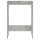 vidaXL Mosógép Szekrény tárolóval Beton 67,5 x 48 x 97 cm Faanyag