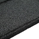 vidaXL Lépőkő 6 pcs Fekete 40,5 x 40,5 x 2 cm Gumi