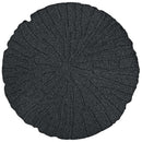 vidaXL Lépőkő 6 pcs Fekete Ø 45 x 1,8 cm Gumi