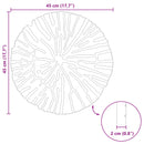 vidaXL Lépőkő 6 pcs Piros Ø 45 x 1,8 cm Gumi