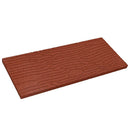 vidaXL Lépőkő 6 pcs Piros 60,5 x 25 x 2 cm Gumi