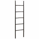 vidaXL Takaró Létra Fekete 50 x 190 cm Bambusz