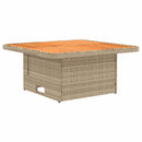 vidaXL Bútor szettek párnával 4 pcs Beige és Világosszürke PE Rattan