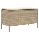 vidaXL Bútor szettek párnával 5 pcs Beige és krém PE Rattan